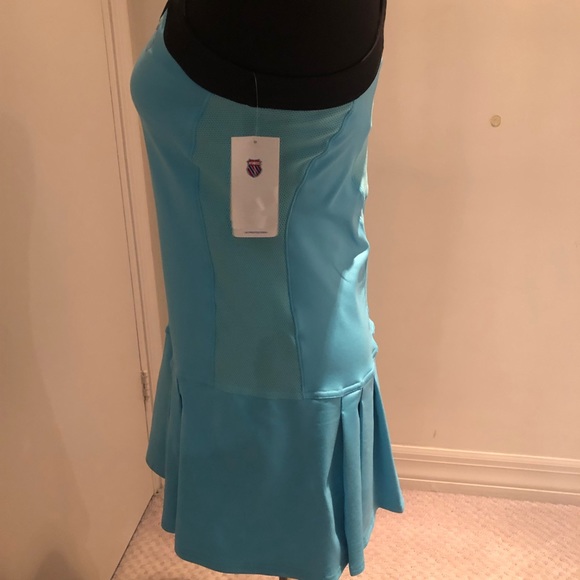 Turquoise K-Swiss Tennis Dress - Picture 3 of 4